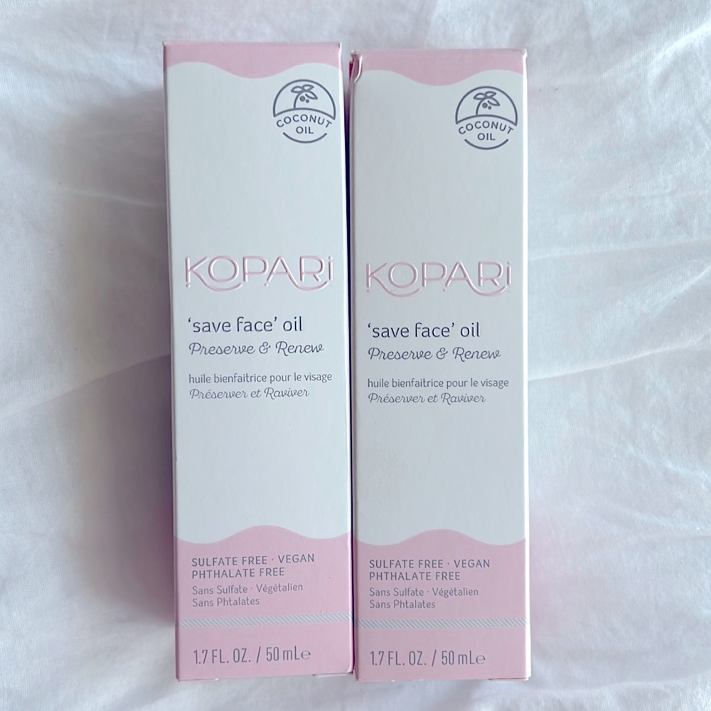 2 New Save Face Oils